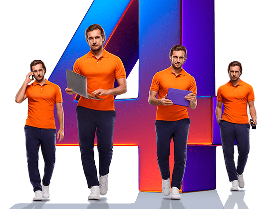 Великолепная четверка Ростелеком в село Плотбище (Красноярский край)